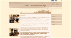 Desktop Screenshot of danalaurensalon.com
