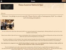 Tablet Screenshot of danalaurensalon.com